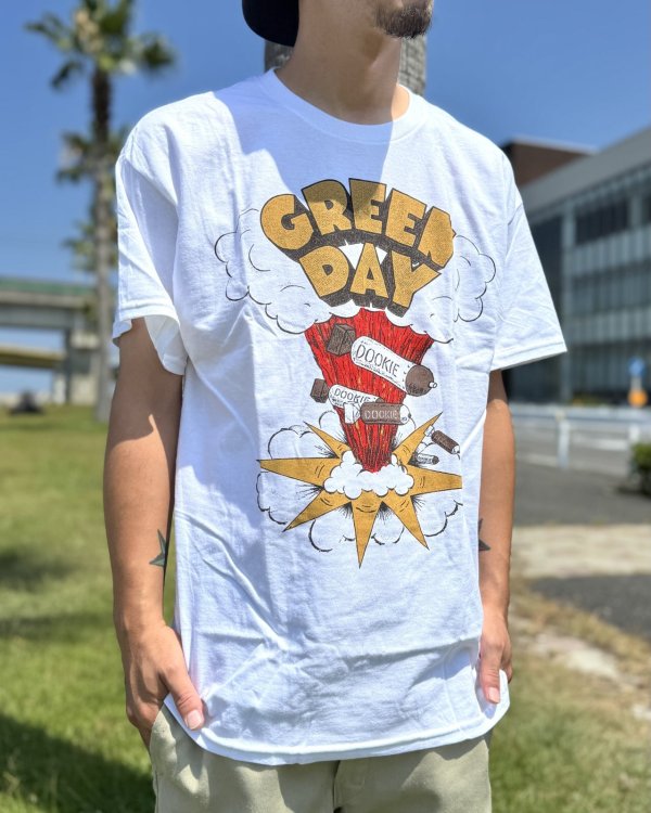 画像8: カリフォルニア買付アイテム 送料無料 GREEN DAY / Dookie Track List Tシャツ ホワイト (8)