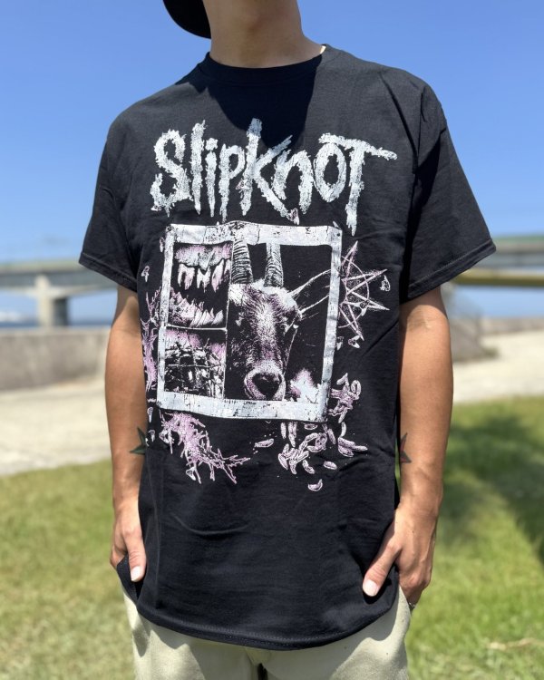 画像6: カリフォルニア買付アイテム 送料無料 SLIPKNOT / Maggots Heavyweight Tシャツ ブラック (6)
