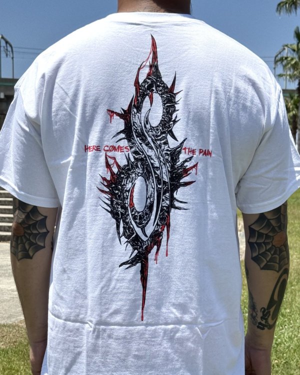 画像10: カリフォルニア買付アイテム 送料無料 SLIPKNOT / Zombie Tシャツ ホワイト (10)