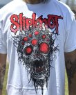 画像2: カリフォルニア買付アイテム 送料無料 SLIPKNOT / Zombie Tシャツ ホワイト (2)
