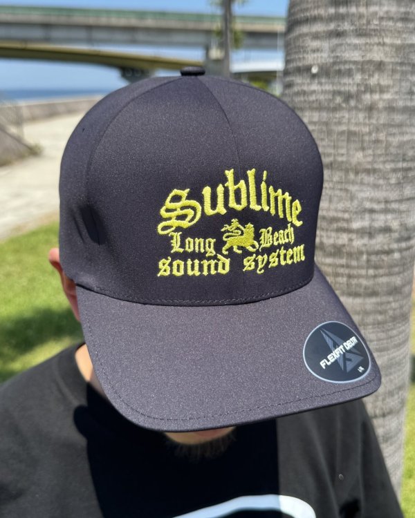 画像1: カリフォルニア買付アイテム 送料無料 3個限定入荷 プレミアムアイテム SUBLIME / Sound System フレックスフィットキャップ (1)