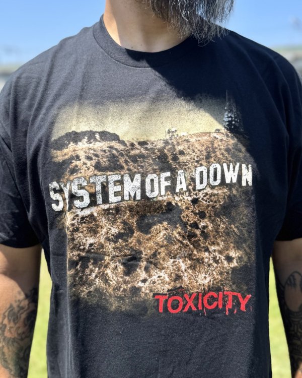 画像2: カリフォルニア買付アイテム 送料無料 SYSTEM OF A DOWN / Toxicity Tシャツ ブラック (2)