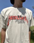 画像4: カリフォルニア買付アイテム 送料無料 L、XLラスト2枚づつで終了 METALLICA / Damaged Justice Tour 1988 Tシャツ サンド (4)