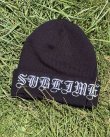 画像1: カリフォルニア買付アイテム 送料無料 プレミアムアイテム 2枚限定入荷 SUBLIME x SMKFLWR / Logo ニットキャップ (1)