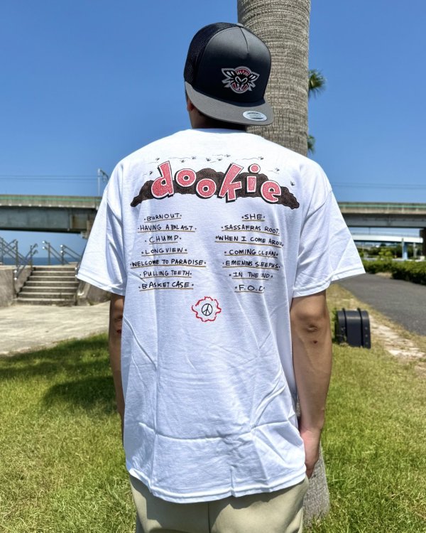 画像4: カリフォルニア買付アイテム 送料無料 GREEN DAY / Dookie Track List Tシャツ ホワイト (4)