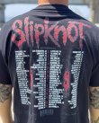 画像4: カリフォルニア買付アイテム 送料無料 SLIPKNOT / Tour Tシャツ ブラック (4)