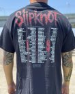 画像9: カリフォルニア買付アイテム 送料無料 SLIPKNOT / Tour Tシャツ ブラック (9)