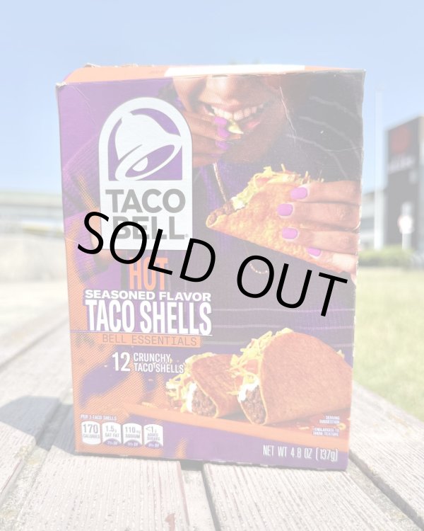 画像1: カリフォルニア買付アイテム TACO BELL / HOT Seasoned Flavor TACO SHELLS  (1)