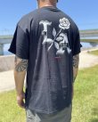 画像7: カリフォルニア買付アイテム 送料無料 LAST CALL CO. / Chrome Rose Tシャツ ブラック (7)