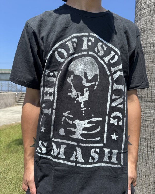 画像2: カリフォルニア買付アイテム 送料無料 THE OFFSPRINGS / Skeleton Smash Tシャツ ブラック (2)