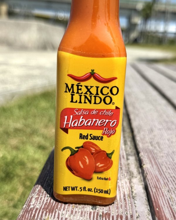 画像1: カリフォルニア買付アイテム MEXICO LINDO / レッドハバネロホットソース 150ml (1)