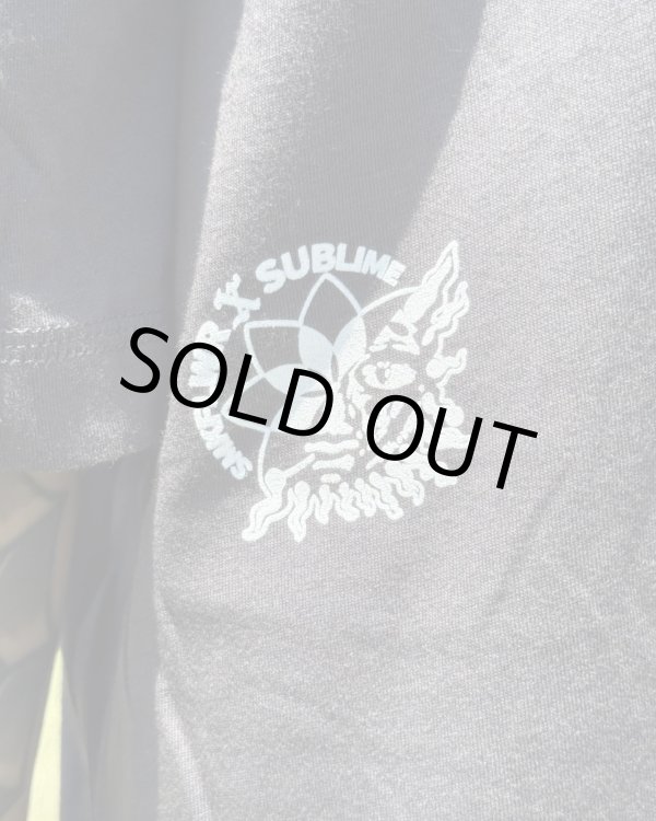 画像7: カリフォルニア買付アイテム 送料無料 プレミアムアイテム XLサイズ3枚限定 SUBLIME x SMKFLWR / Bradley Jakob Tシャツ ブラック (7)