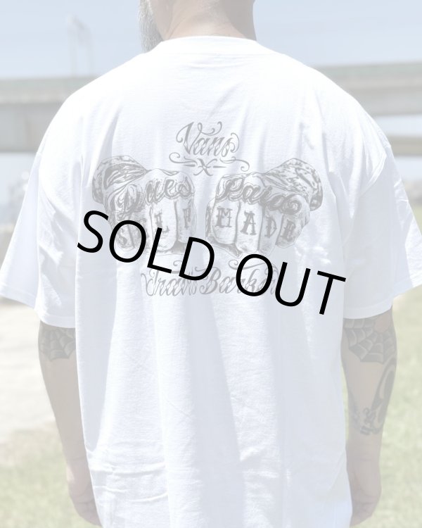 画像7: カリフォルニア買付アイテム 送料無料 プレミアムアイテム VANS x TRAVIS BARKER / Self Made ルーズフィットTシャツ ホワイト (7)