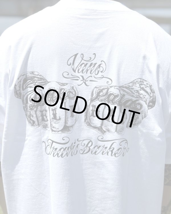 画像2: カリフォルニア買付アイテム 送料無料 プレミアムアイテム VANS x TRAVIS BARKER / Self Made ルーズフィットTシャツ ホワイト (2)