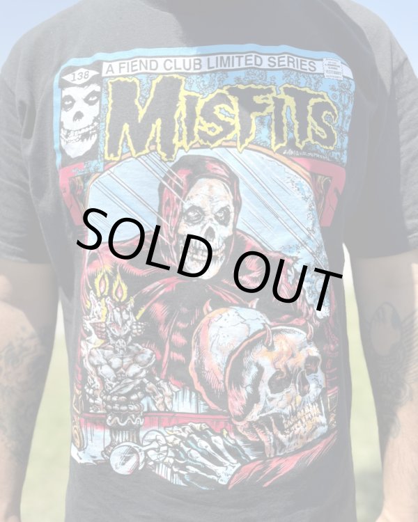 画像2: カリフォルニア買付アイテム 送料無料 L,XLサイズのみ MISFITS / Comic Cover Tシャツ ブラック (2)