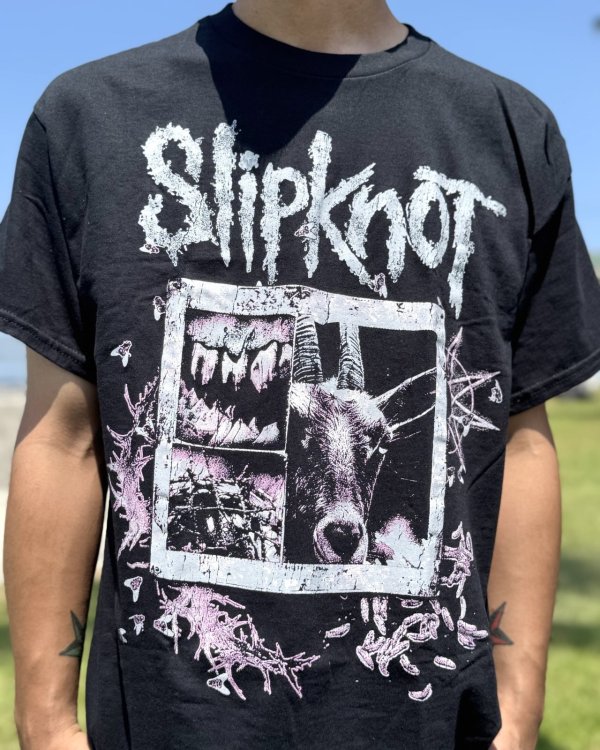 画像4: カリフォルニア買付アイテム 送料無料 SLIPKNOT / Maggots Heavyweight Tシャツ ブラック (4)
