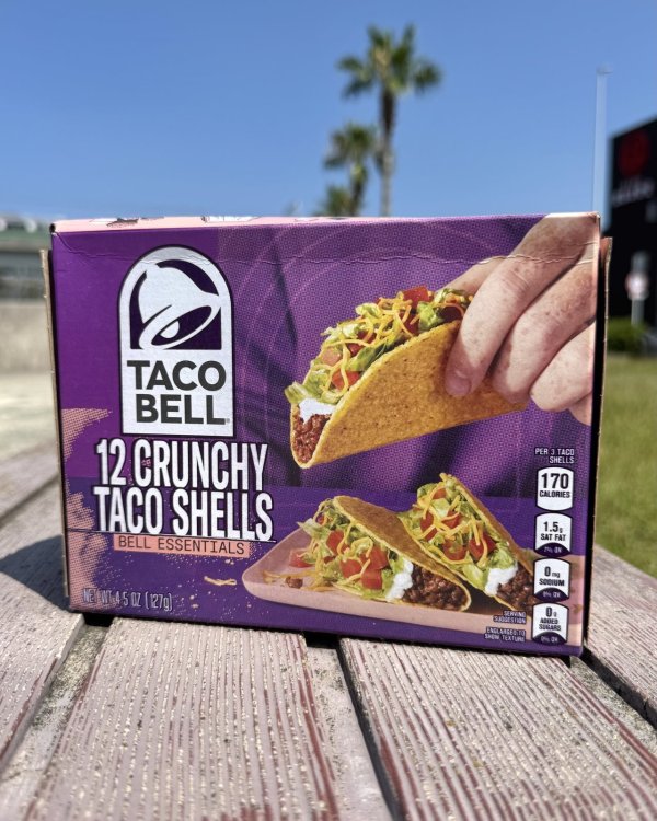 画像2: カリフォルニア買付アイテム TACO BELL / 12 Crunchy TACO SHELLS  (2)