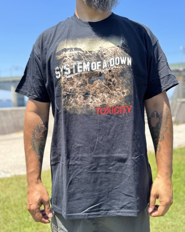 画像1: カリフォルニア買付アイテム 送料無料 SYSTEM OF A DOWN / Toxicity Tシャツ ブラック (1)