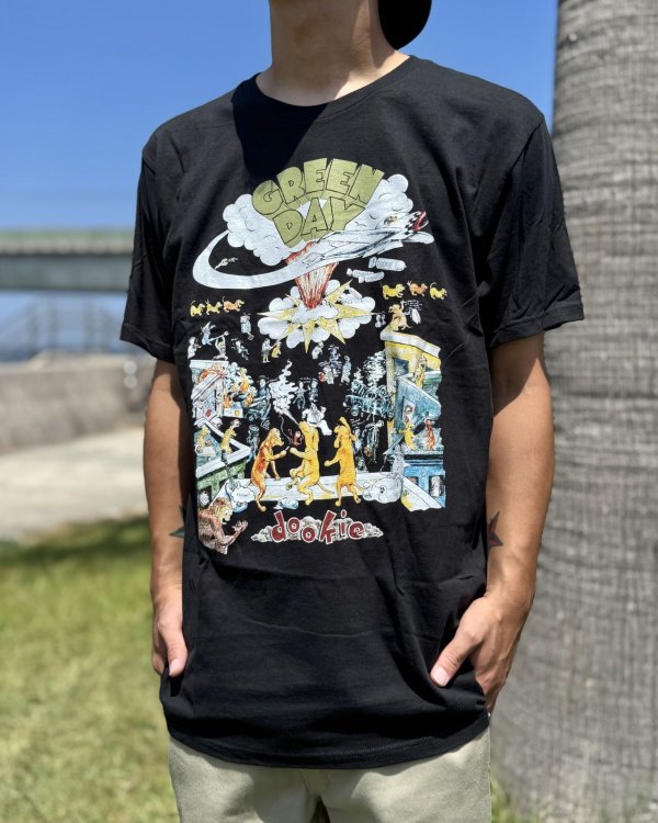 画像5: カリフォルニア買付アイテム 送料無料 GREEN DAY / Dookie Dogs Tシャツ ブラック (5)