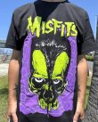 画像2: カリフォルニア買付アイテム 送料無料 MISFITS / Devilock Tシャツ ブラック (2)