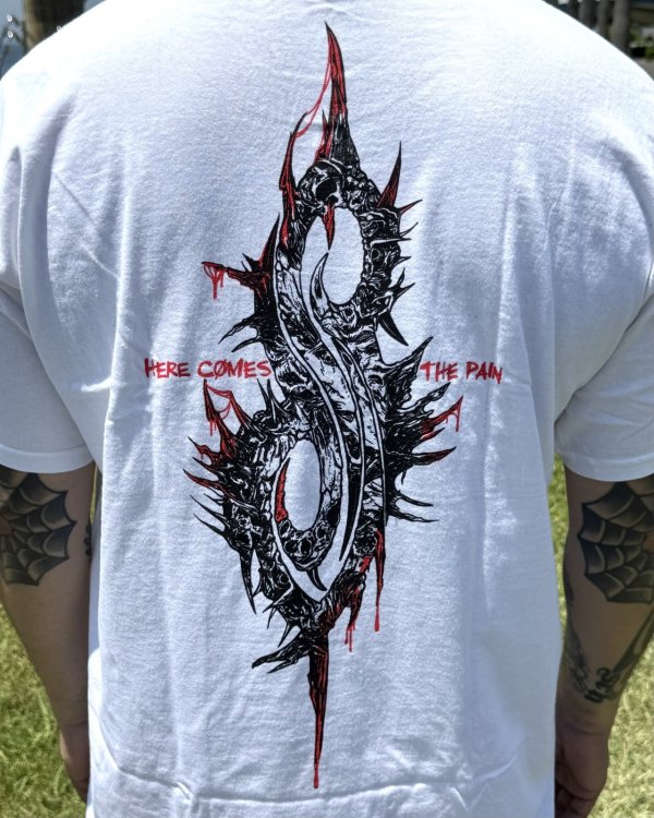画像4: カリフォルニア買付アイテム 送料無料 SLIPKNOT / Zombie Tシャツ ホワイト (4)