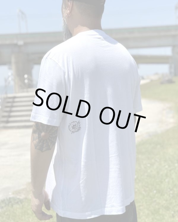 画像7: カリフォルニア買付アイテム 送料無料 プレミアムアイテム XLサイズ1枚限定 SUBLIME x SMKFLWR / Bradley Jakob Tシャツ ホワイト (7)