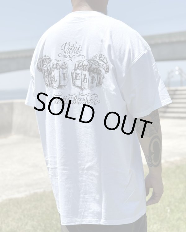 画像5: カリフォルニア買付アイテム 送料無料 プレミアムアイテム VANS x TRAVIS BARKER / Self Made ルーズフィットTシャツ ホワイト (5)