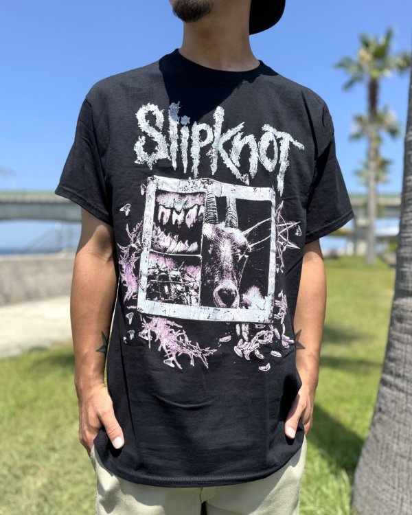 画像1: カリフォルニア買付アイテム 送料無料 SLIPKNOT / Maggots Heavyweight Tシャツ ブラック (1)
