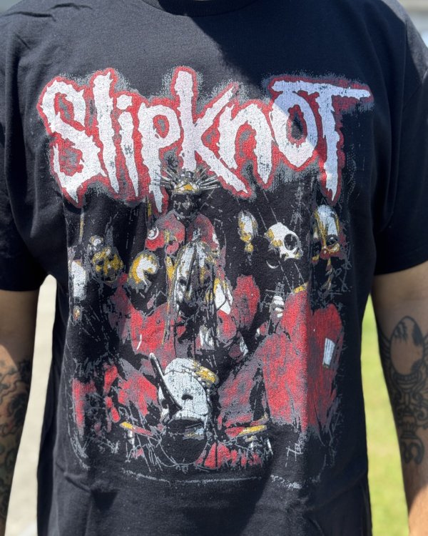 画像2: カリフォルニア買付アイテム 送料無料 SLIPKNOT / Tour Tシャツ ブラック (2)