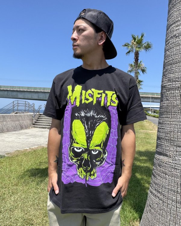 画像3: カリフォルニア買付アイテム 送料無料 MISFITS / Devilock Tシャツ ブラック (3)