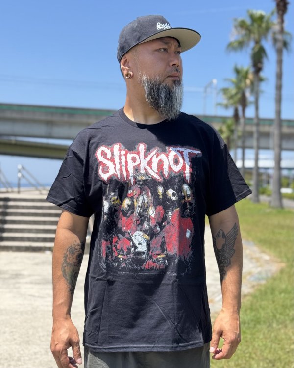 画像5: カリフォルニア買付アイテム 送料無料 SLIPKNOT / Tour Tシャツ ブラック (5)
