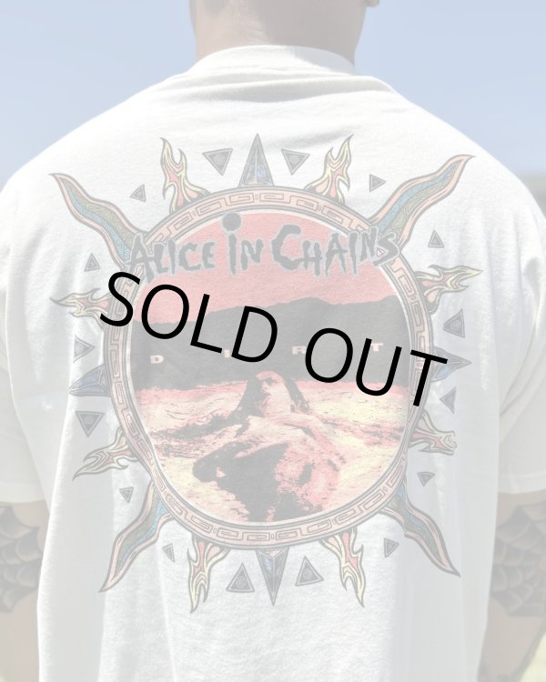画像3: カリフォルニア買付アイテム 送料無料 M、Lサイズ各1枚づつで終了 ALICE IN CHAINS / Vintage Dirt Sun Tシャツ ナチュラル (3)