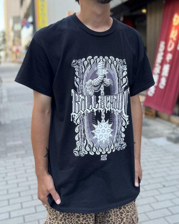 画像4: 20th Anniversary Special Item BALL&CHAIN / Fuck Fetters Artwork by TONJI THE GAROW INK 半袖 Tシャツ ブラック (4)