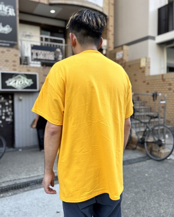 画像5: 20th Anniversary Special Item BALL&CHAIN x club ZiON / Artwork by PICTURE MOUSE 半袖 Tシャツ ゴールド (5)
