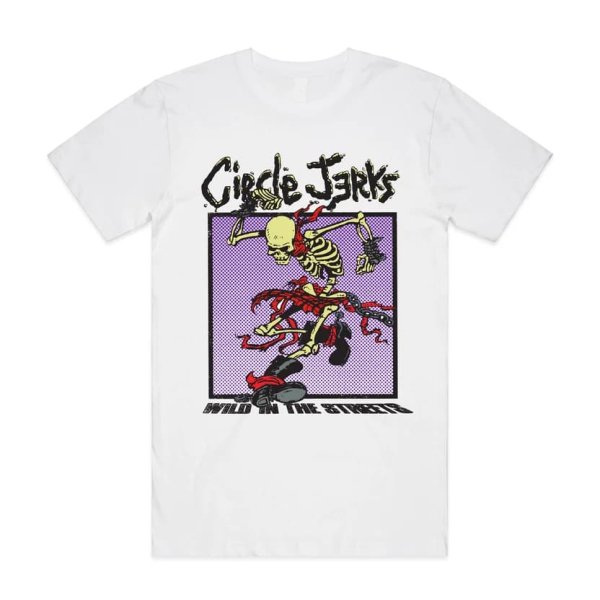画像10: 送料無料 XL3枚のみの入荷 CIRCLE JERKS / Wild In Streets World Tour Tシャツ ホワイト (10)