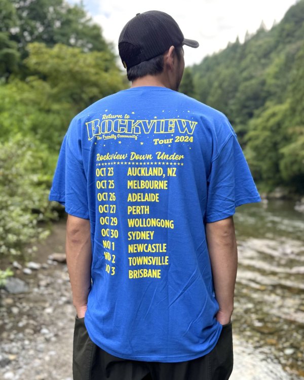 画像6: 送料無料 LESS THAN JAKE / Hello Rockview Tシャツ ブルー (6)