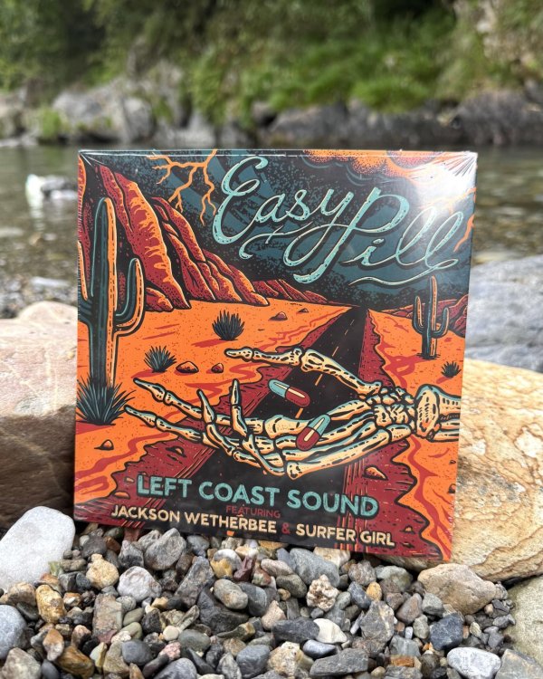 画像5: 激レア 数量限定 カラー盤 7インチ レコード LEFT COAST SOUND / EASY PILL (JACKSON WETHERBEE & SURFER GIRL) (5)