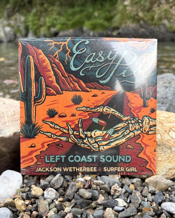 画像2: 激レア 数量限定 カラー盤 7インチ レコード LEFT COAST SOUND / EASY PILL (JACKSON WETHERBEE & SURFER GIRL) (2)