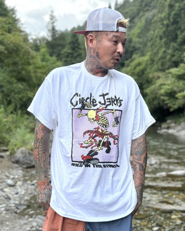 画像3: 送料無料 XL3枚のみの入荷 CIRCLE JERKS / Wild In Streets World Tour Tシャツ ホワイト (3)