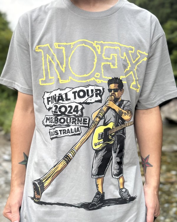 画像1: 送料無料 NOFX / Melbourne Hefe Tシャツ グレー (1)