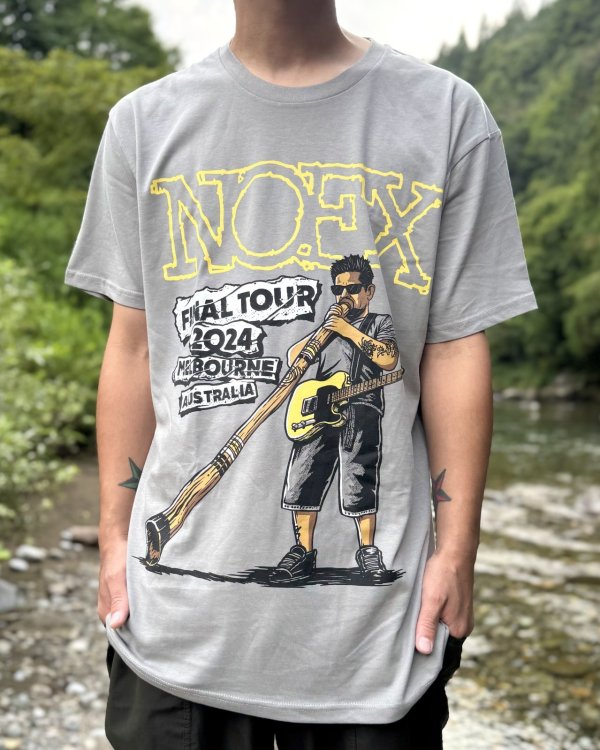 画像7: 送料無料 NOFX / Melbourne Hefe Tシャツ グレー (7)