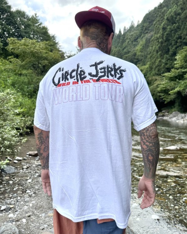 画像6: 送料無料 XL3枚のみの入荷 CIRCLE JERKS / Wild In Streets World Tour Tシャツ ホワイト (6)
