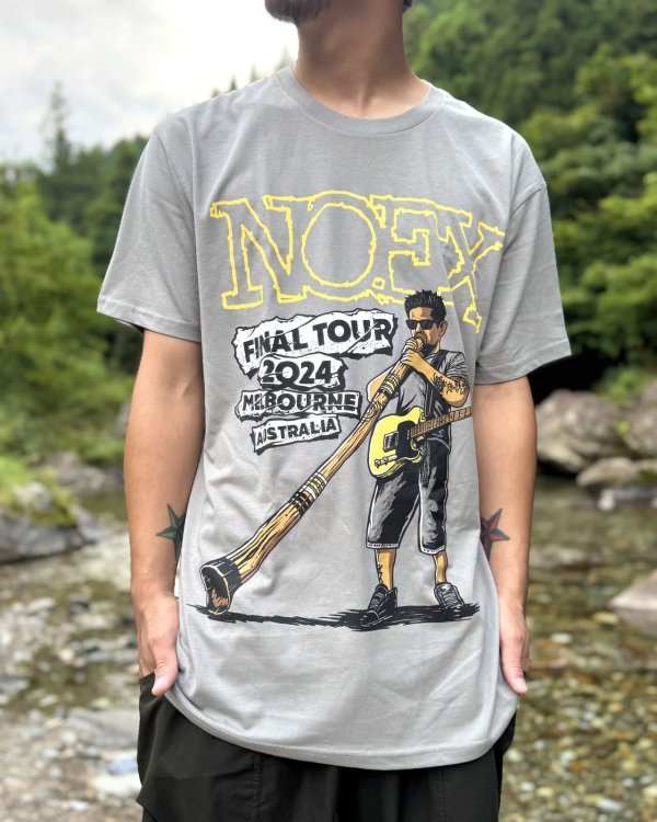 画像5: 送料無料 NOFX / Melbourne Hefe Tシャツ グレー (5)