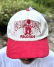 画像3: DEATH LOW RECORDS / Logo コーデュロイキャップ RED/WHITE (3)