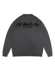 画像10: 送料無料 BOB MARLEY × POT MEETS POP / Natty Dread ニットセーター グレー (10)