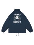 画像11: 送料無料 BOB MARLEY × POT MEETS POP / Sketch コーチジャケット ネイビー (11)