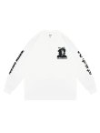画像15: 送料無料 BOB MARLEY × POT MEETS POP / Natty Dread 長袖Tシャツ ホワイト (15)