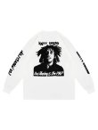 画像16: 送料無料 BOB MARLEY × POT MEETS POP / Natty Dread 長袖Tシャツ ホワイト (16)
