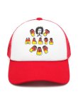 画像7: 送料無料 BOB MARLEY × POT MEETS POP / Tuff Gong メッシュキャップ レッド (7)