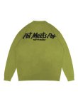 画像12: 送料無料 BOB MARLEY × POT MEETS POP / Natty Dread ニットセーター グリーン (12)